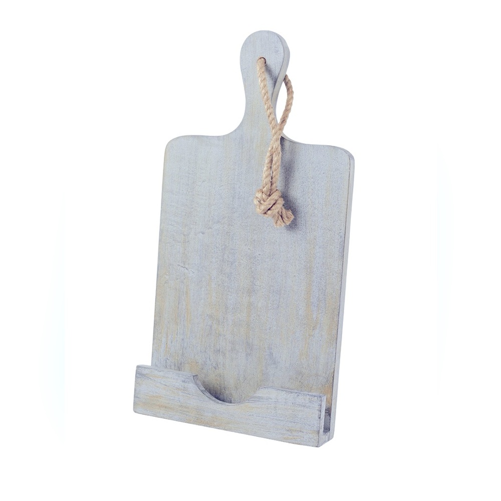 Mud Pie Rustic Wooden Cookbook Holder